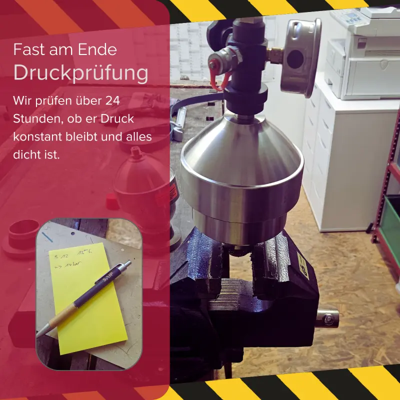 Wartung Pulsationsdämpfer LAV 0,75L