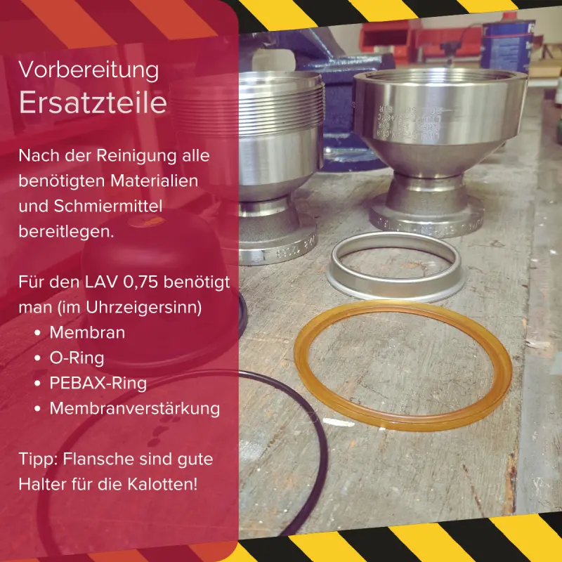 Ersatzteile Pulsationsdämpfer LAV
