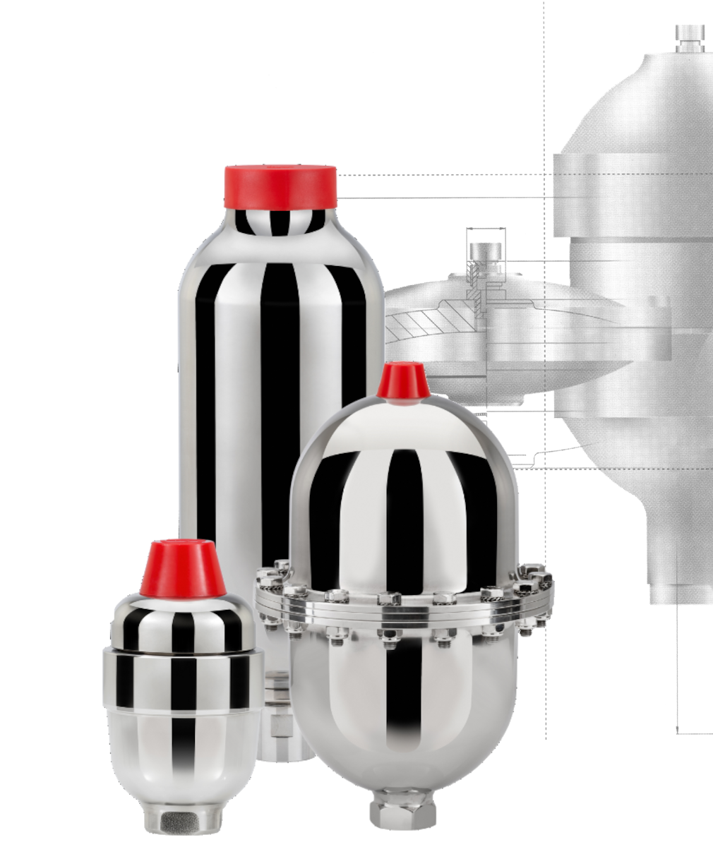 Pulsationsdämpfer Aufbau